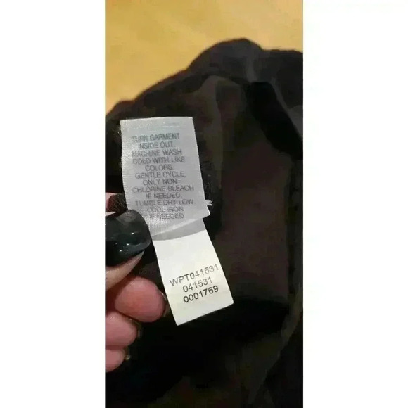 J. Jill Dark Brown Corduroy Pants Flat Front Side Zip Pockets Sz 6 EUC - Picture 5 of 10